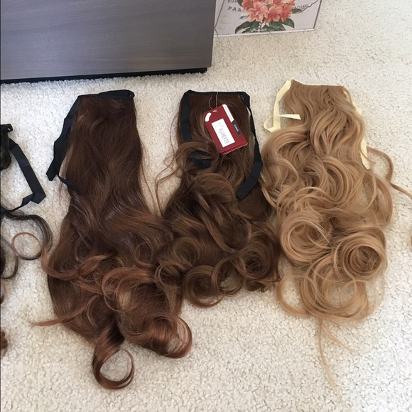 Light brown ponytail hair extension - Picture 4 of 4