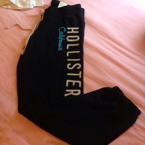 Navy blue hollister sweats