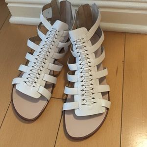 Atwell Georgi braided gladiator sandal.