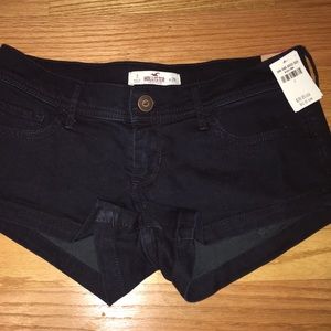 Dark jean shorts