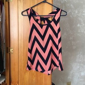 Charlotte Russe Bow Back Tank