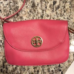 Authentic Pink Tort Burch Crossbody