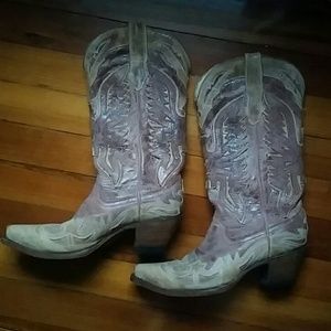 Tan corral boots