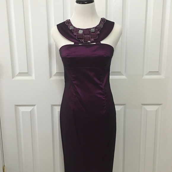 Purple Violet Necklace Dress