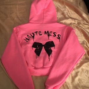 American Apparel Crop Hoodie