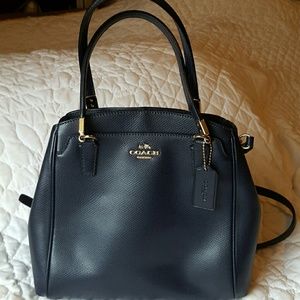 LOWERED PRICE again !!! Coach Navy Blue Purse
