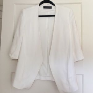 Zara white blazer