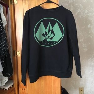 Volcom Men's Black Crewneck