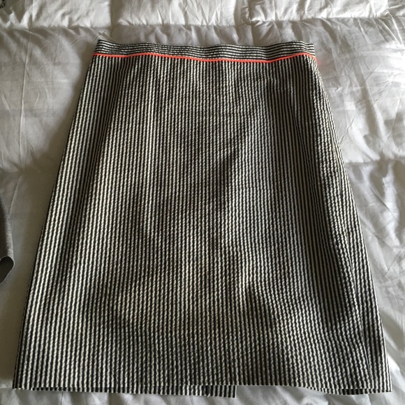 J crew seersucker pencil skirt