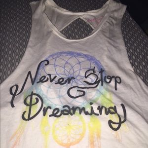 White dream catcher tank!