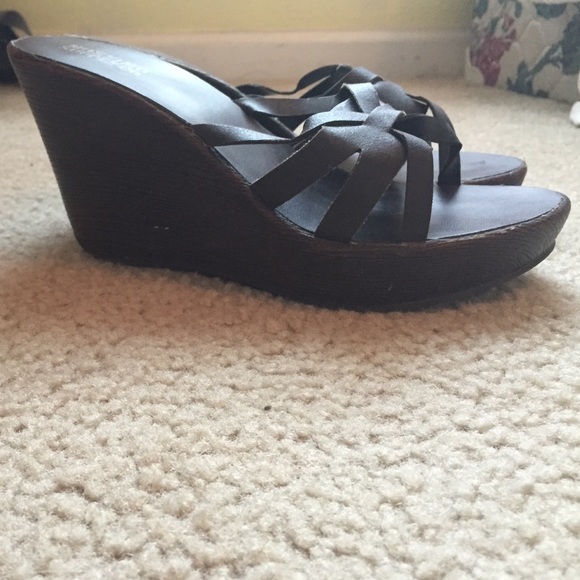 Cute brown wedges