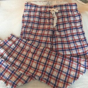 New J.crew flannel pajamas- XS