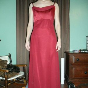 Red formal dress