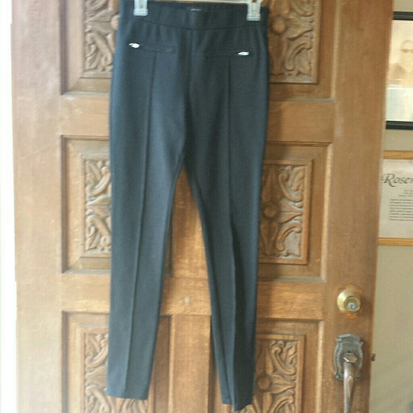 Black knit pants