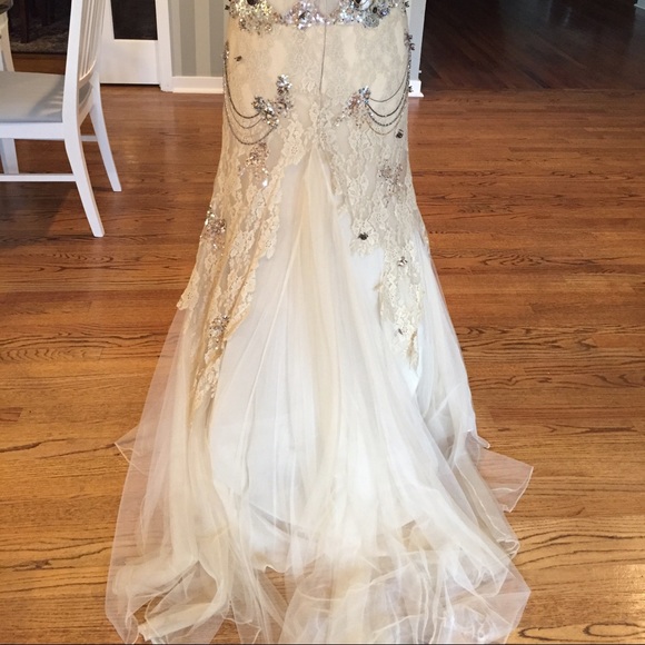 Alberto Makali beautiful beaded and sequin dress - Picture 3 of 4