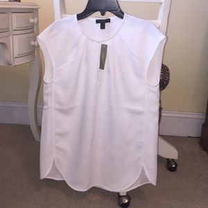 J Crew White Blouse