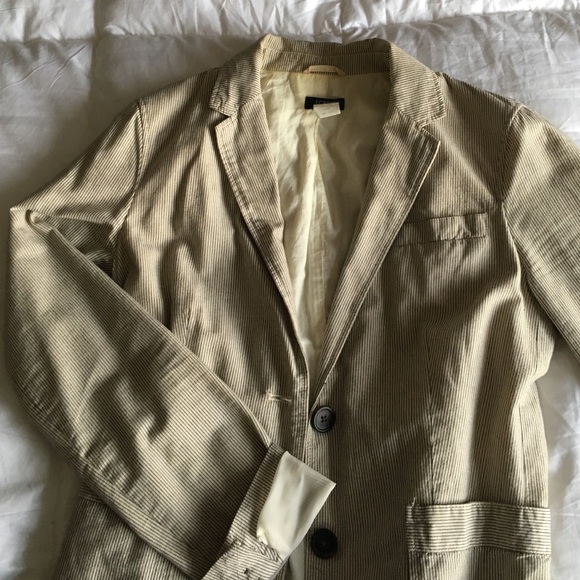 J crew pinstripe blazer