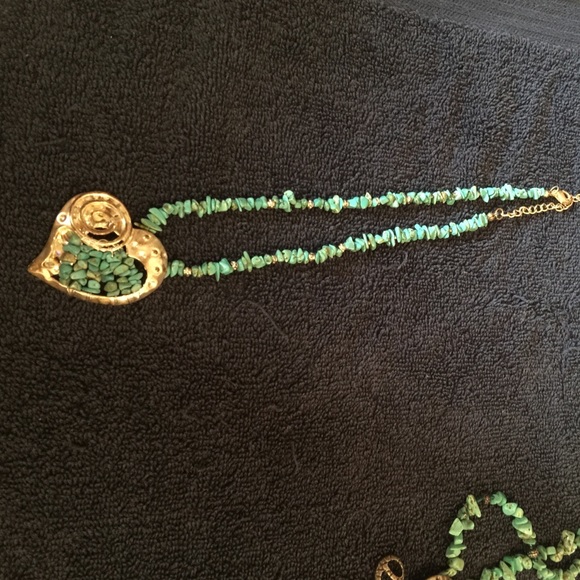 Turquoise heart necklace