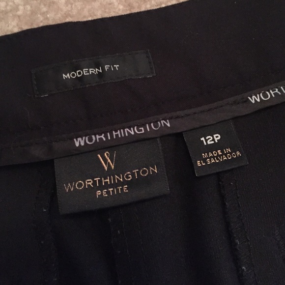 SOLD Black Modern Fit dress pants by Worthington - Picture 3 of 3