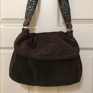 REDUCED!Tyler Malibu suede shoulder bag