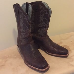 Ariat Leather Cowboy Boots