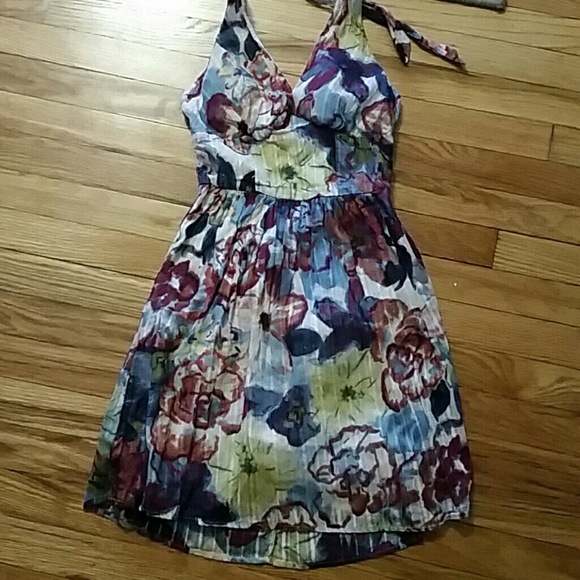 Flower pattern dress