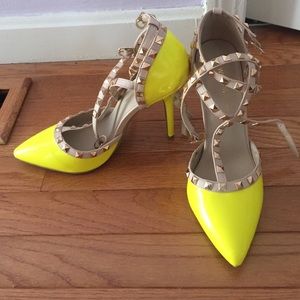 Strappy Studded Heels