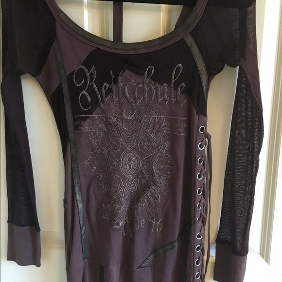 Salvage purple top. NWOT.