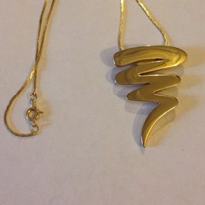 Gold plated necklace