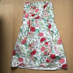 Lovely floral bustier dress