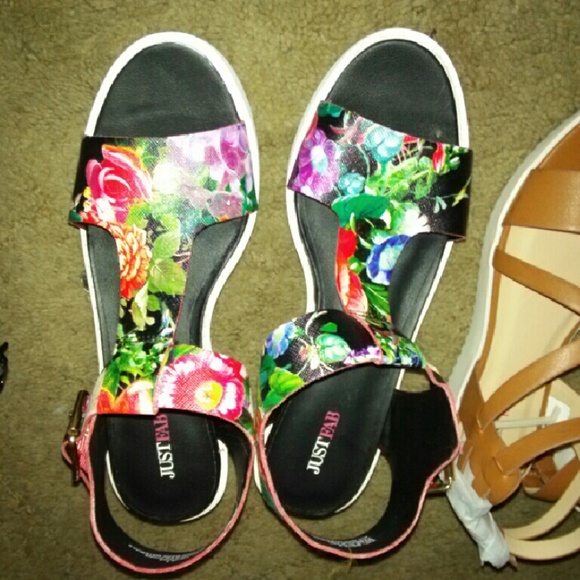 Floral sandals