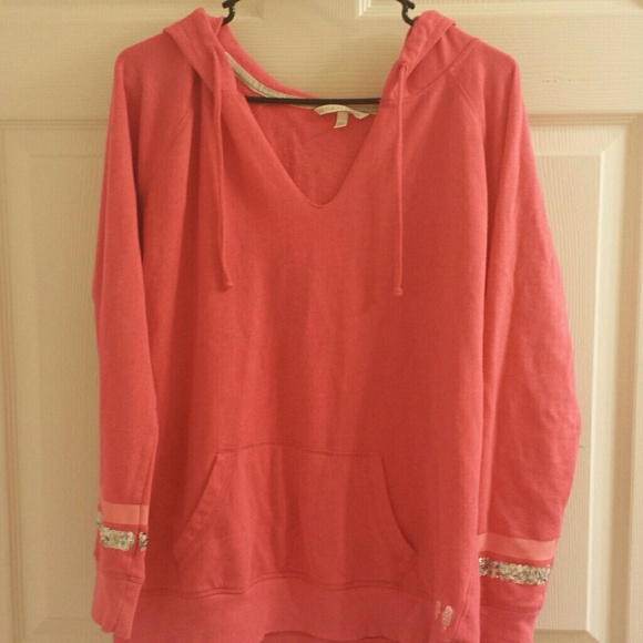 Pink Victoria's Secret tunic Hoodie MEDIUM