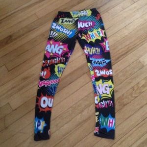 Comic book leggings