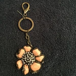 Key ring coral and diamond bronze