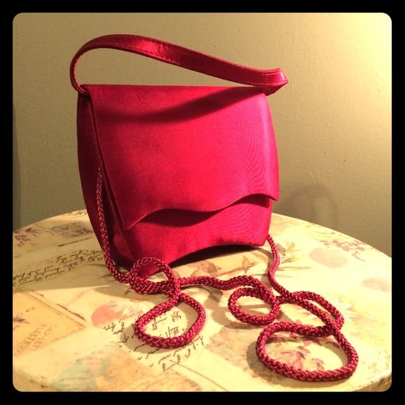 Raspberry Color Evening Purse. - image 1