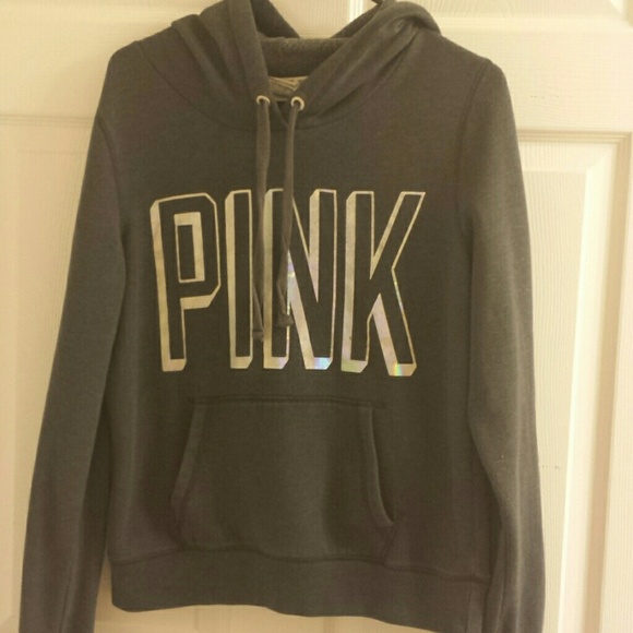 Victoria's Secret grey PINK hoodie MEDIUM