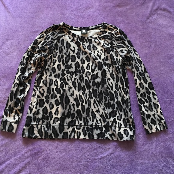 Leopard print long sleeve shirt