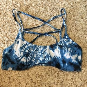 NWT Tie dye bathing suit top
