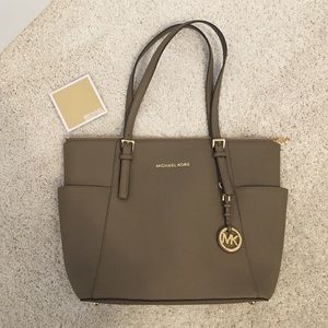 Michael Kors grey-brown handbag, authentic