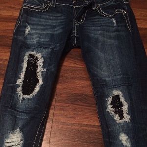 Size 27 Miss Me jeans never worn