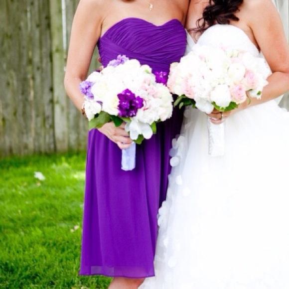 Donna Morgan strapless dress