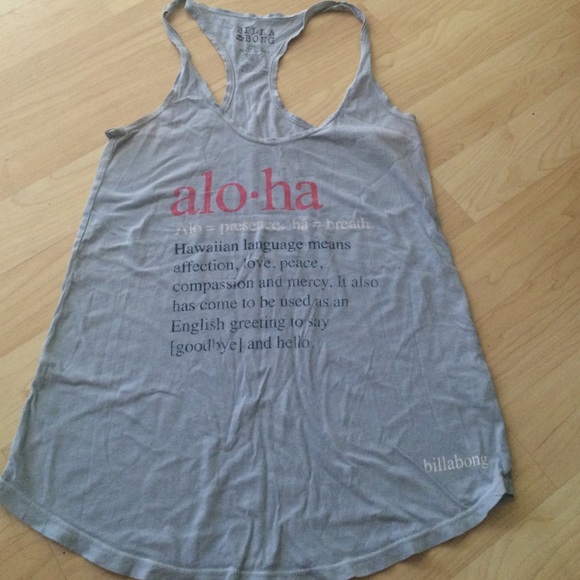 Hawai'i exclusive Aloha tank