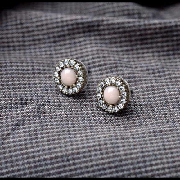 • Bundled • Light Pink Stud Earrings • - Picture 2 of 3