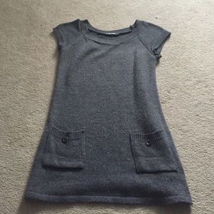 Women's small Dark gray sweater dress