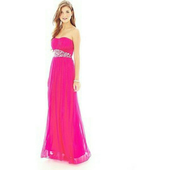 Fuchsia Prom Dress