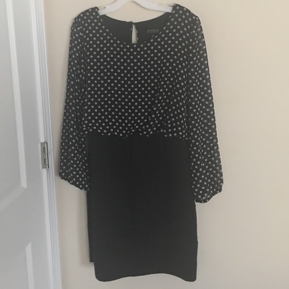 Black And White Polka Dot Dress - Picture 1 of 2