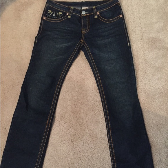 True religion dark wash jeans