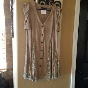 Hazel by Anthropologie Tunic Button Up