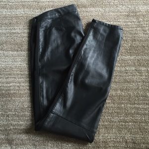 Faux Leather Treggings
