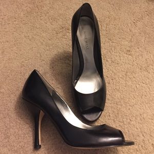 Black Open-toe Heels - Nine West